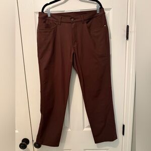 lululemon athletica ABC Men's Burgundy Pants